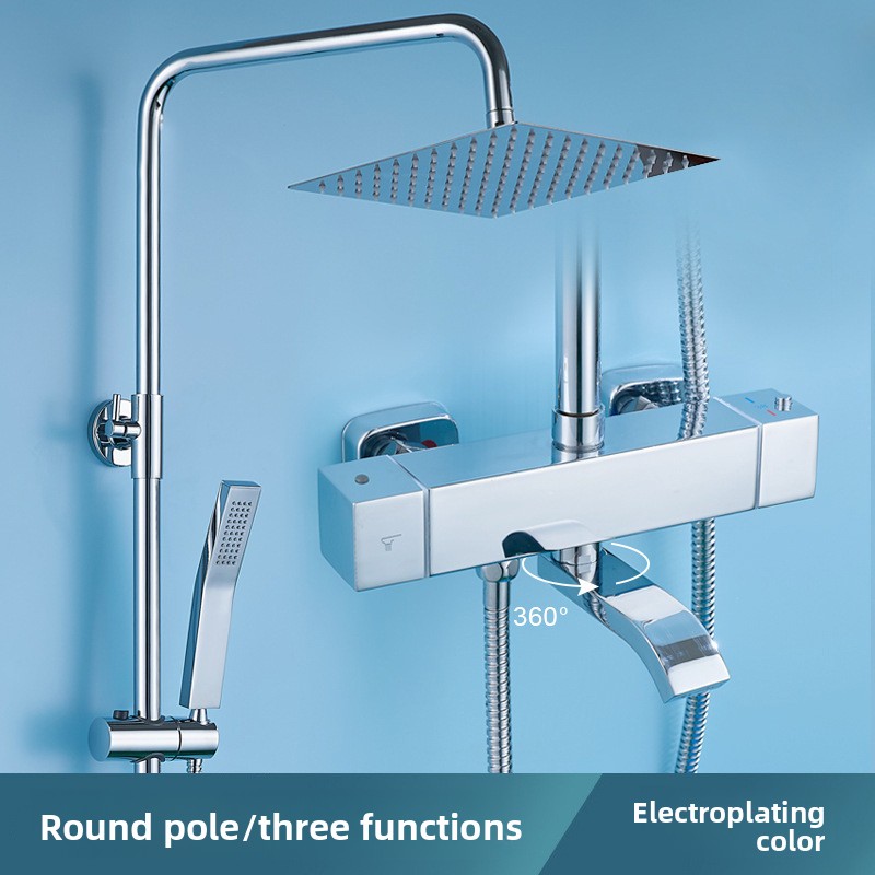Home And Bathroom - Set Shower Termostatik Stainless Steel Berlapis
