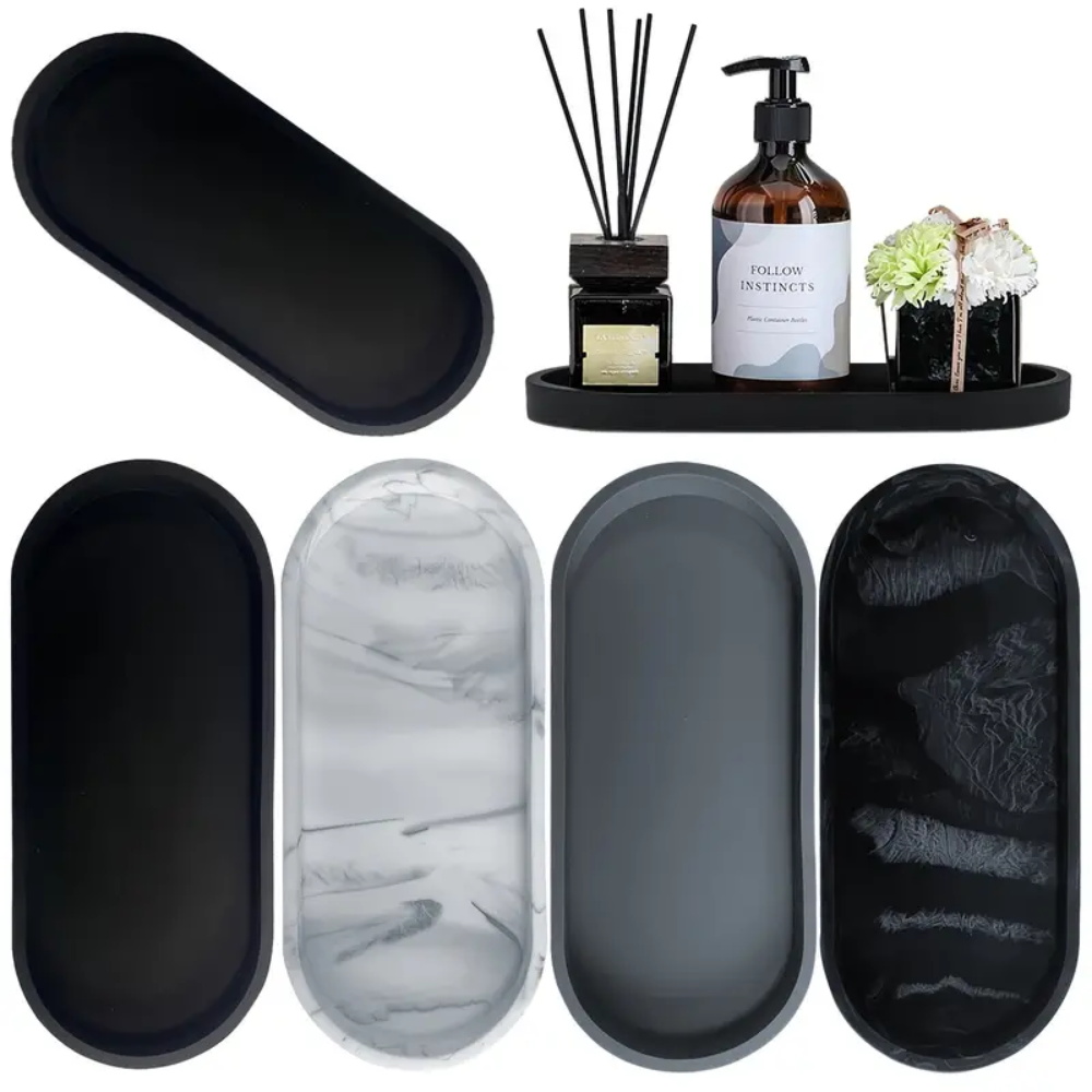 Home Essentials Bathroom Organizer - 1 Buah Baki Silikon Rias Kamar