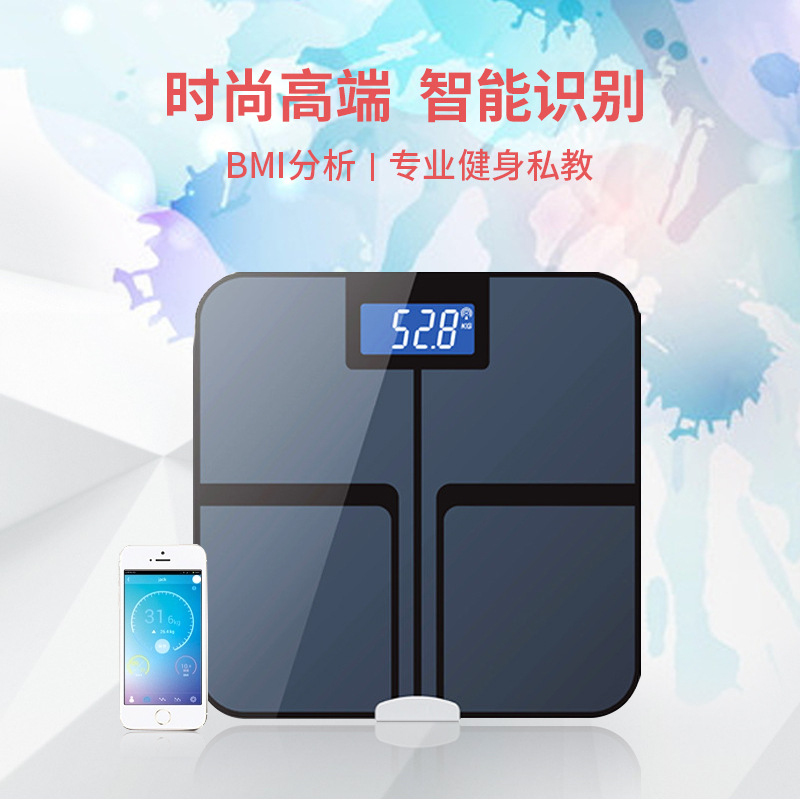 Home Bathroom Scales - Timbangan Lemak Tubuh Bluetooth Pintar Multi-fungsi
