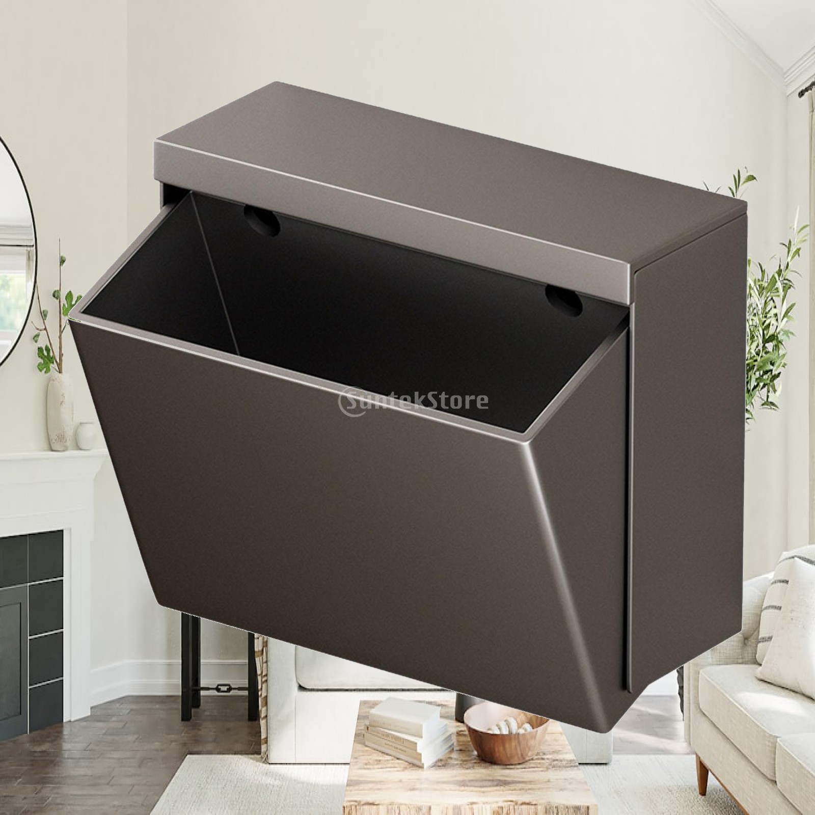 Home Essentials Bathroom Organizer - Tempat Tisu Toilet Dinding Logam Tahan