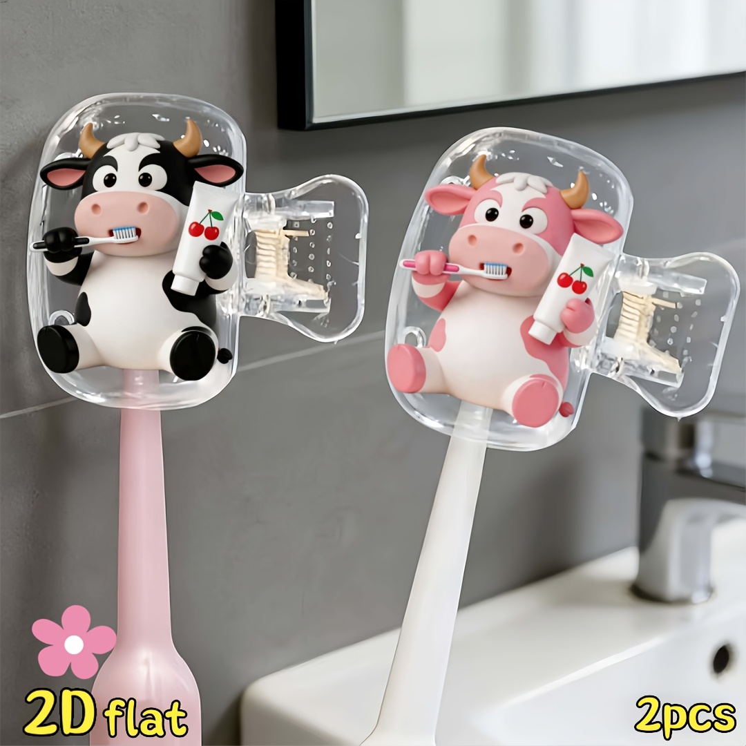 Home Bathroom Essentials - 2 buah Tempat Sikat Gigi Berbentuk