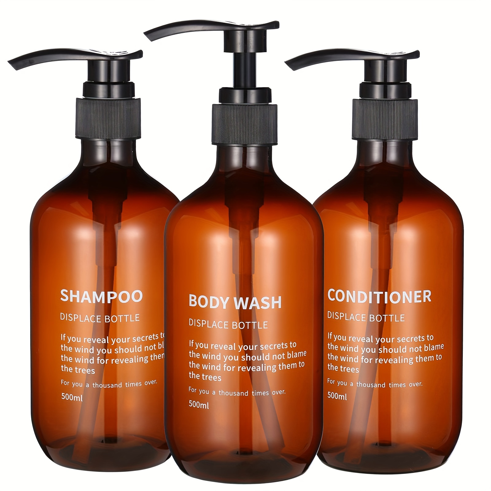 Zara Home Bathroom Accessories - Dispenser sampo anti air, 3 buah
