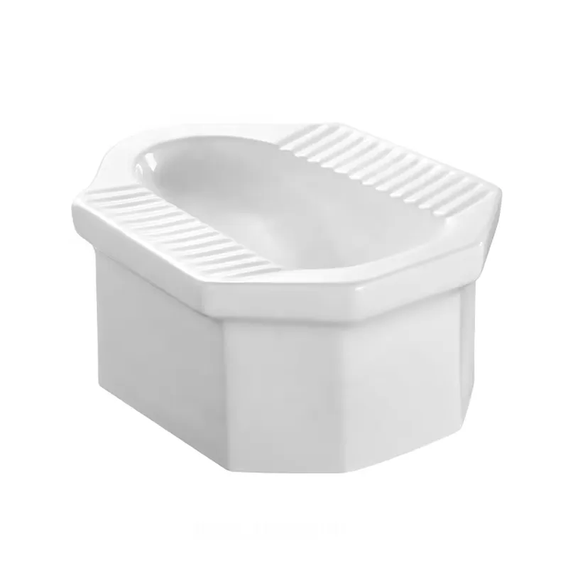 Home Bathroom Ware - Toilet Jongkok Keramik dengan Kursi, Desain