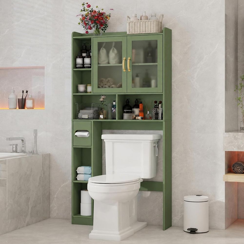 Home In Bathroom - Lemari Penyimpanan Akrilik Hemat-Ruang di Atas