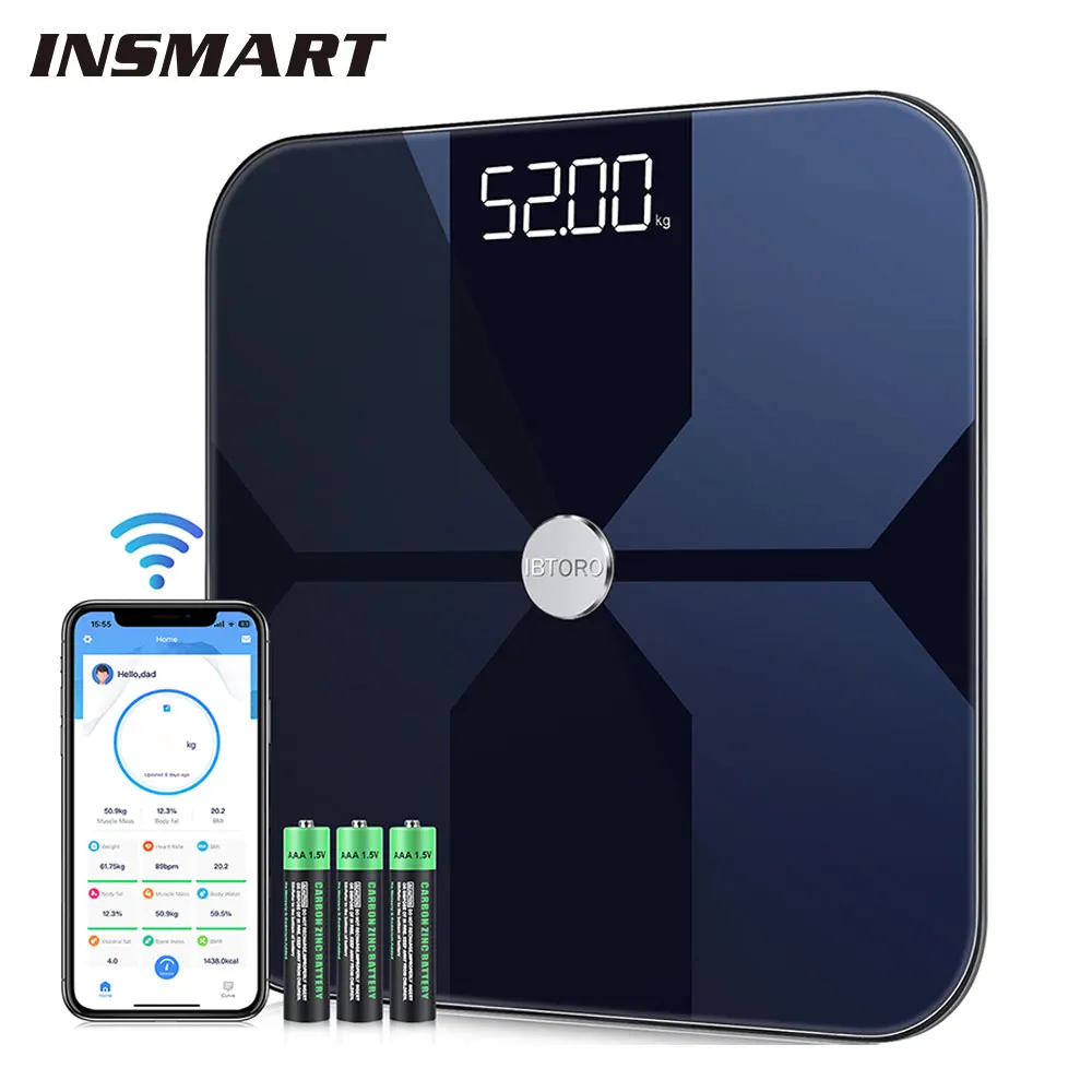 Home Bathroom Scales - Skala Lemak Tubuh Wifi Rumah Presisi