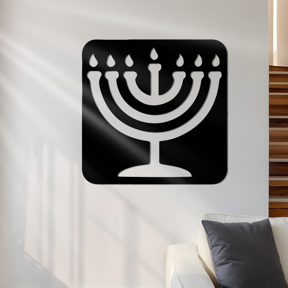 Home & Bathroom Building Products Pte Ltd - CIFBUY Hiasan Dinding Besi Vintage Menorah