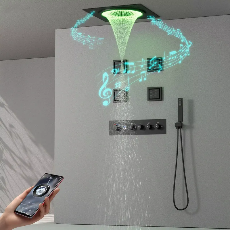 Set Shower LED Pintar dengan M - Home In Bathroom ulasan dan harga