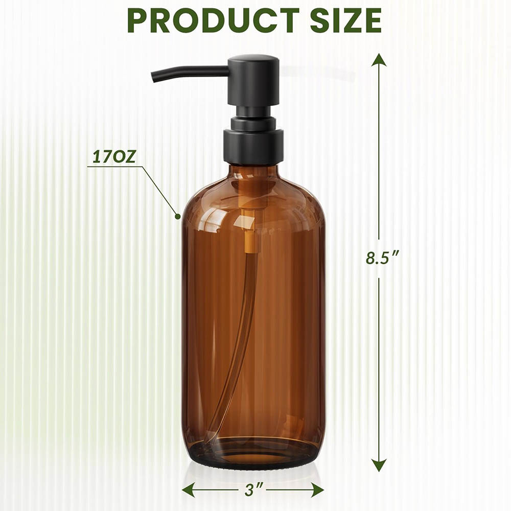 Dispenser Sabun Kaca Amber den - Zara Home Bathroom Accessories ulasan dan harga