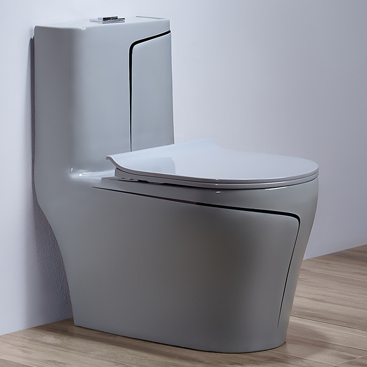 Kloset Duduk Keramik Abu-abu S - Home Bathroom Ware ulasan dan harga