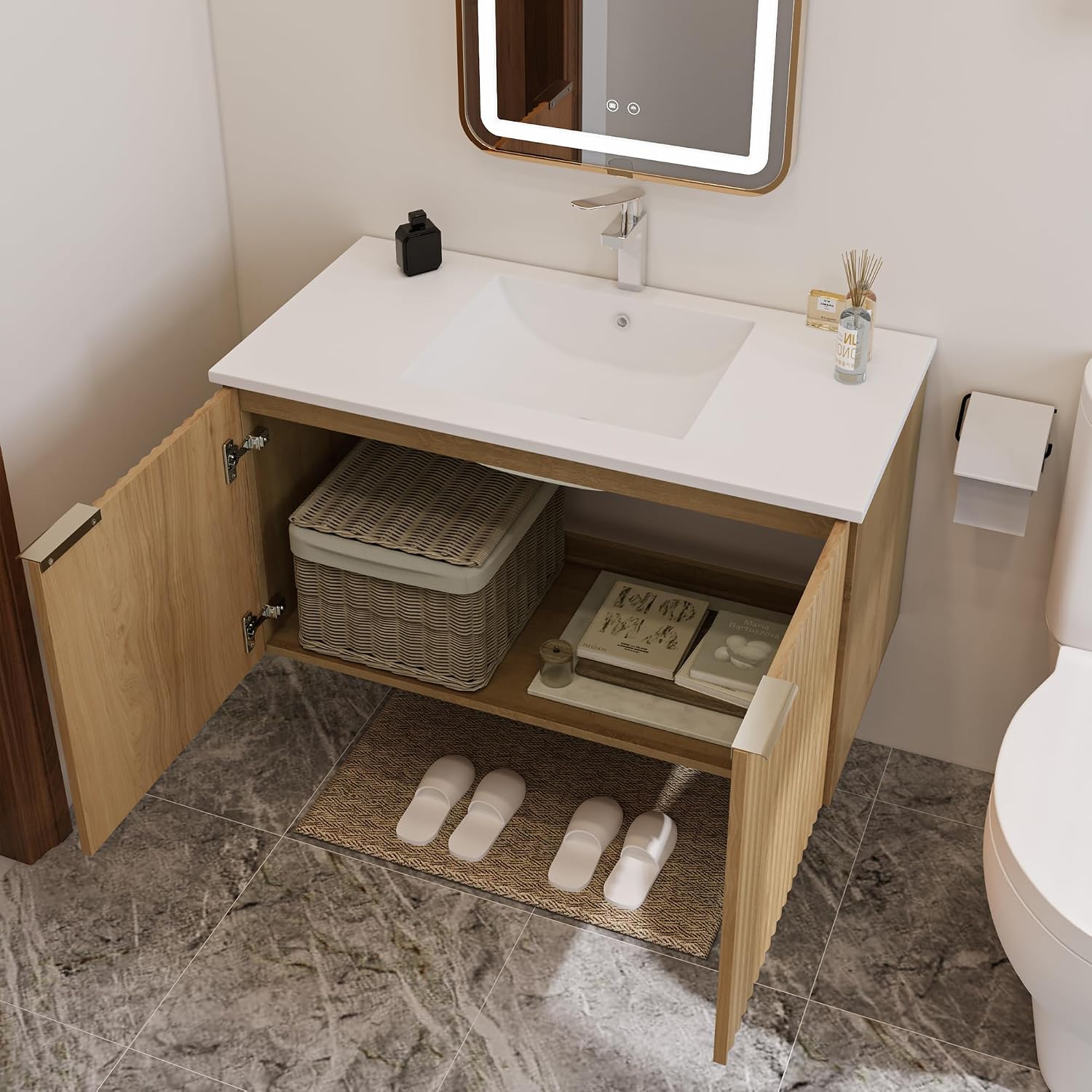 Rak Kabinet Kamar Mandi Modern - Home In Bathroom ulasan dan harga