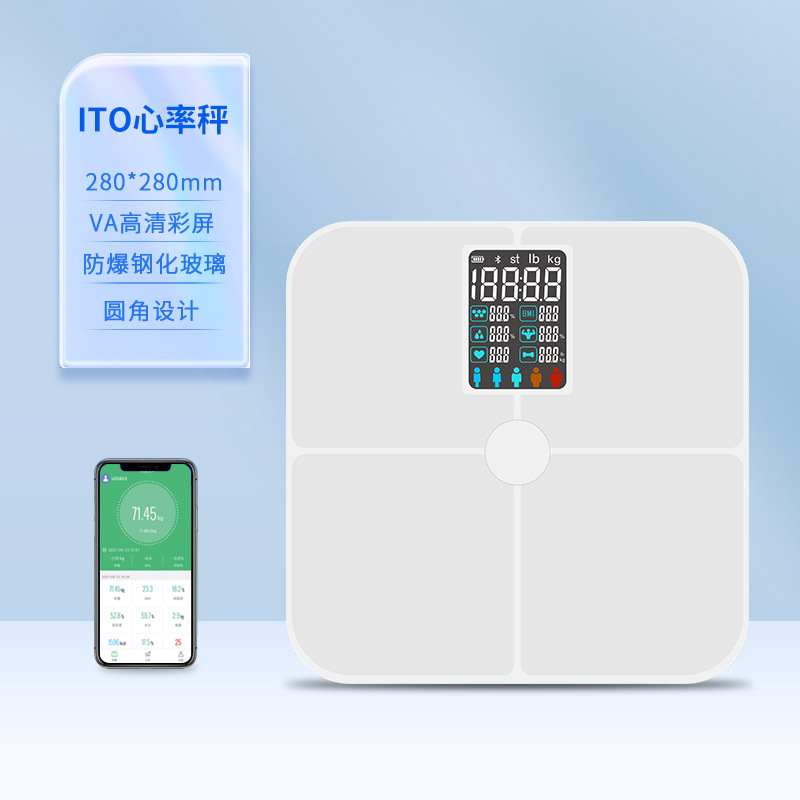 Timbangan Lemak Tubuh Bluetoot - Home Bathroom Scales ulasan dan harga