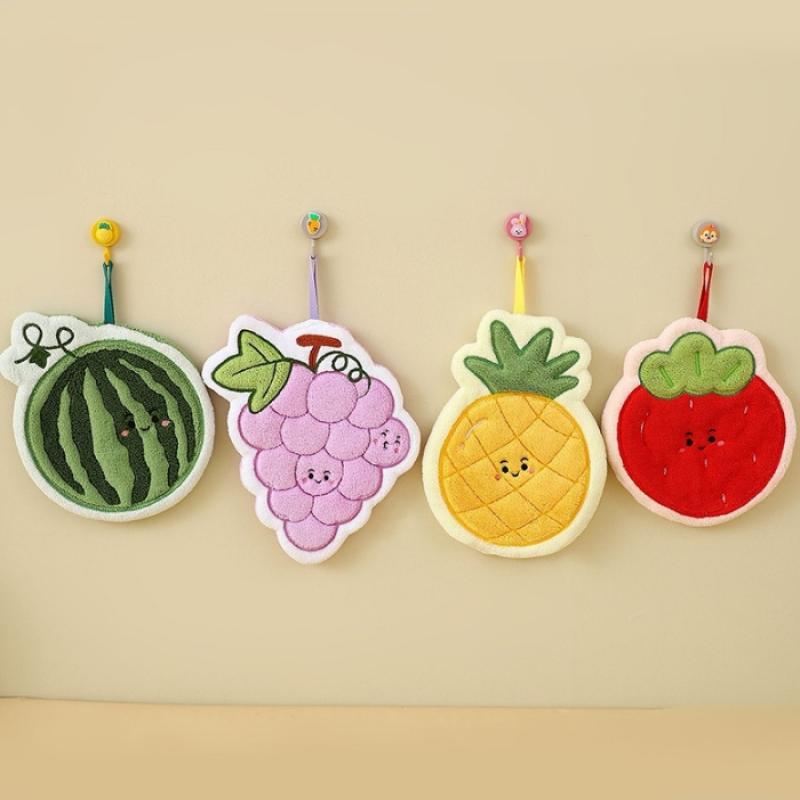 Handuk Tangan Motif Buah, Kain - Home Bathroom Supplies ulasan dan harga