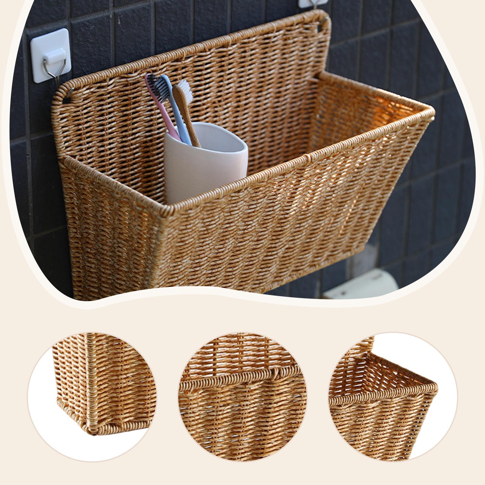 Keranjang Penyimpanan Anyaman  - Home Essentials Bathroom Organizer ulasan dan harga