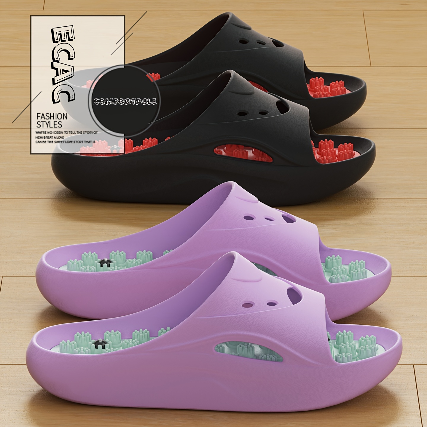 Sandal Pijat EVA Wanita Pria,  - Home Bathroom Size ulasan dan harga