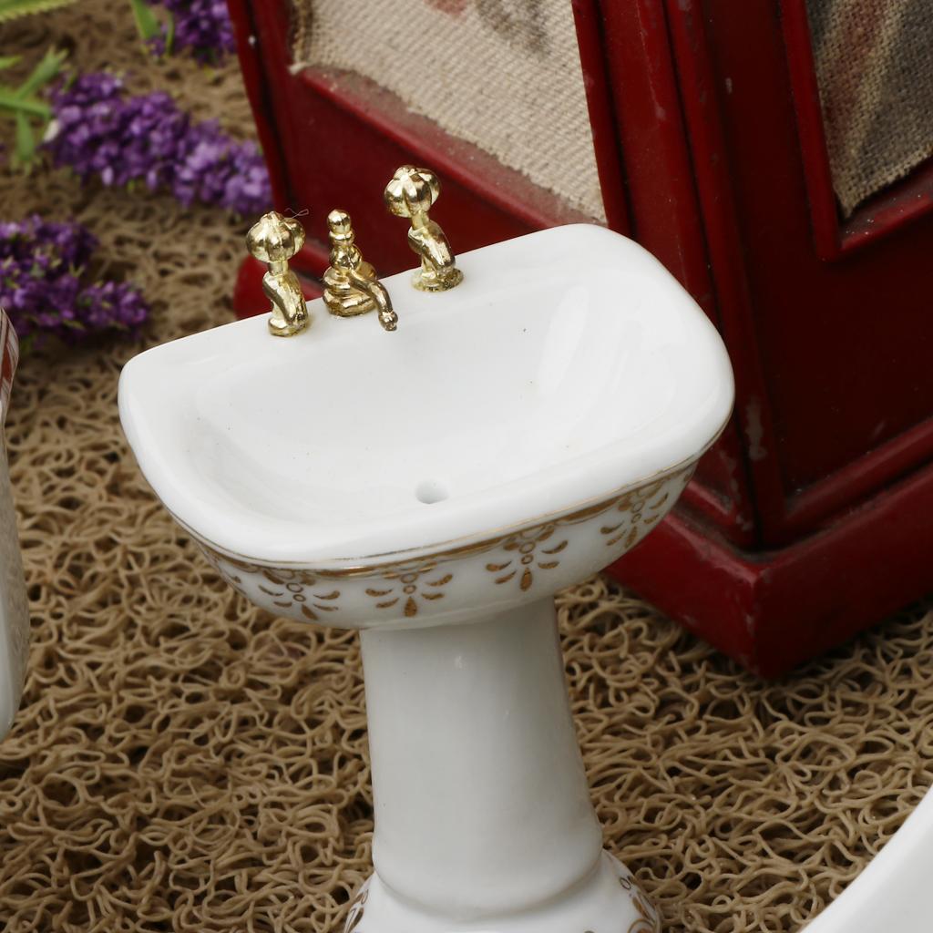 Set Kamar Mandi Rumah Boneka K - Home Bathroom Scales ulasan dan harga