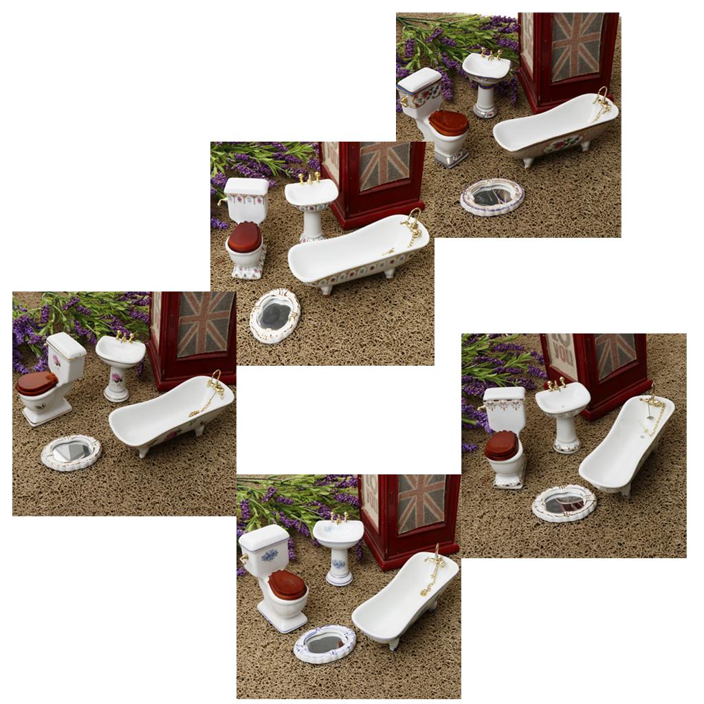 Set Kamar Mandi Rumah Boneka K - Home Bathroom Scales ulasan dan harga