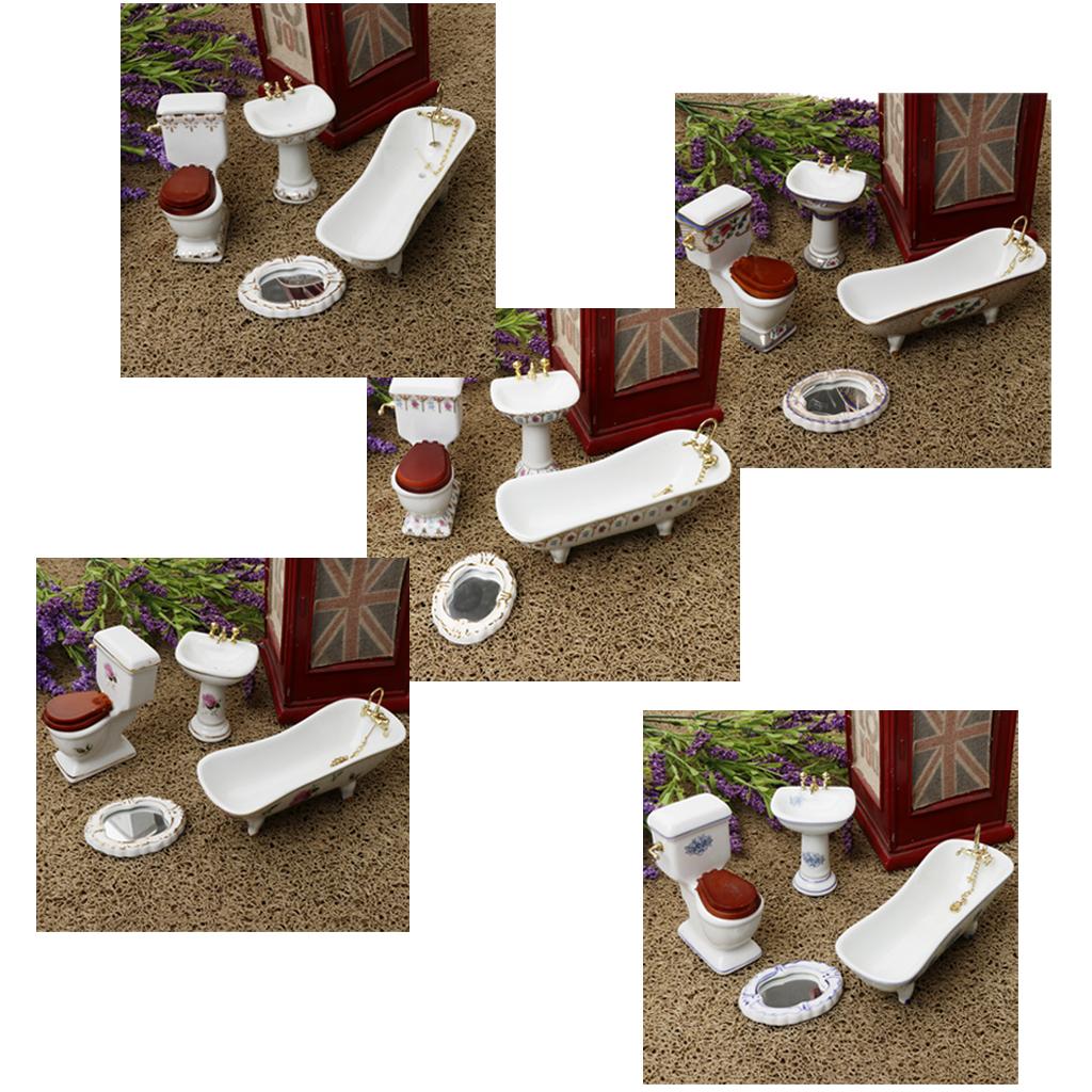 Set Kamar Mandi Rumah Boneka K - Home Bathroom Scales ulasan dan harga
