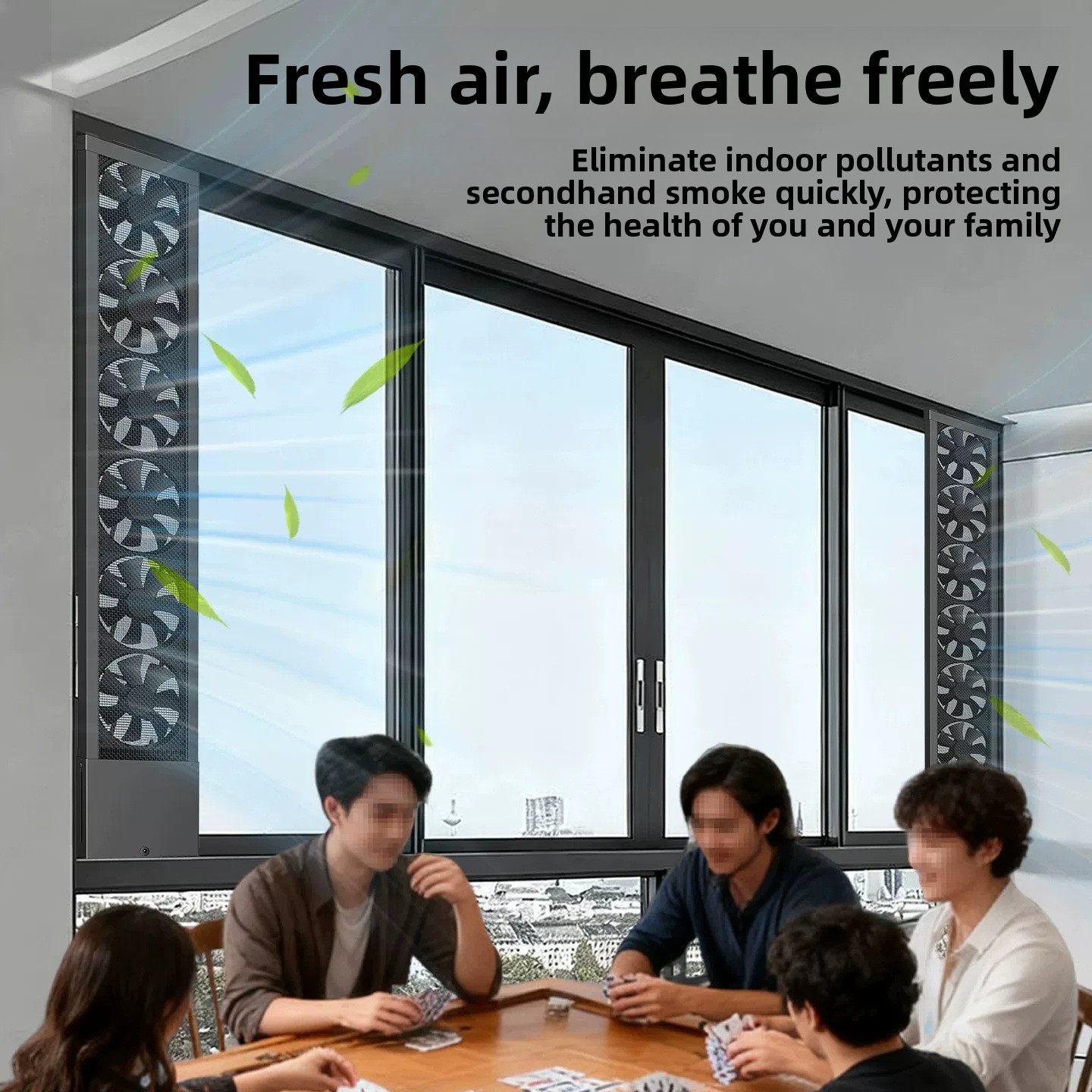 Kipas Ventilasi Jendela Tanpa  - Home Bathroom Exhaust Fan ulasan dan harga