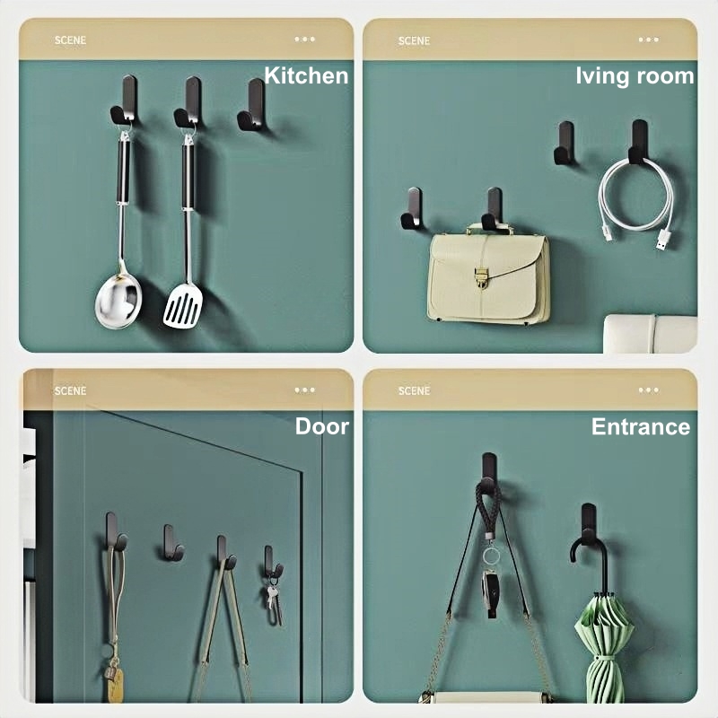 6/12/18pcs Gantungan Dinding P - Home Essentials Bathroom Organizer ulasan dan harga