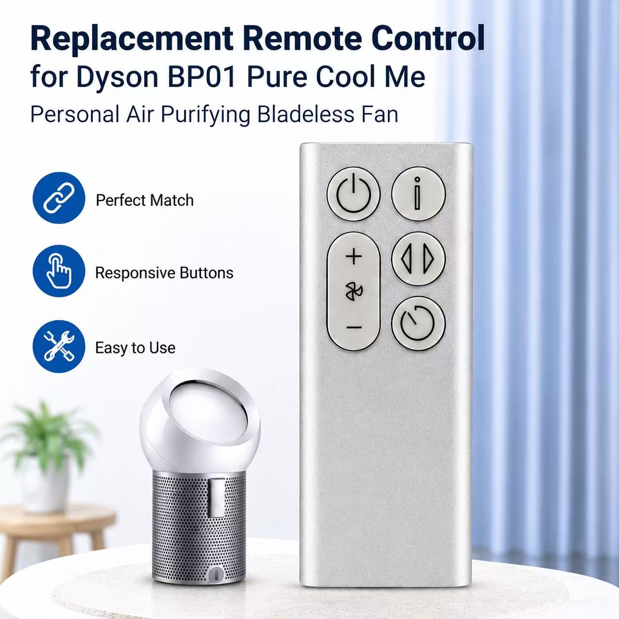 Remote Control Pengganti untuk - Dyson Fan Pure Cool ulasan dan harga