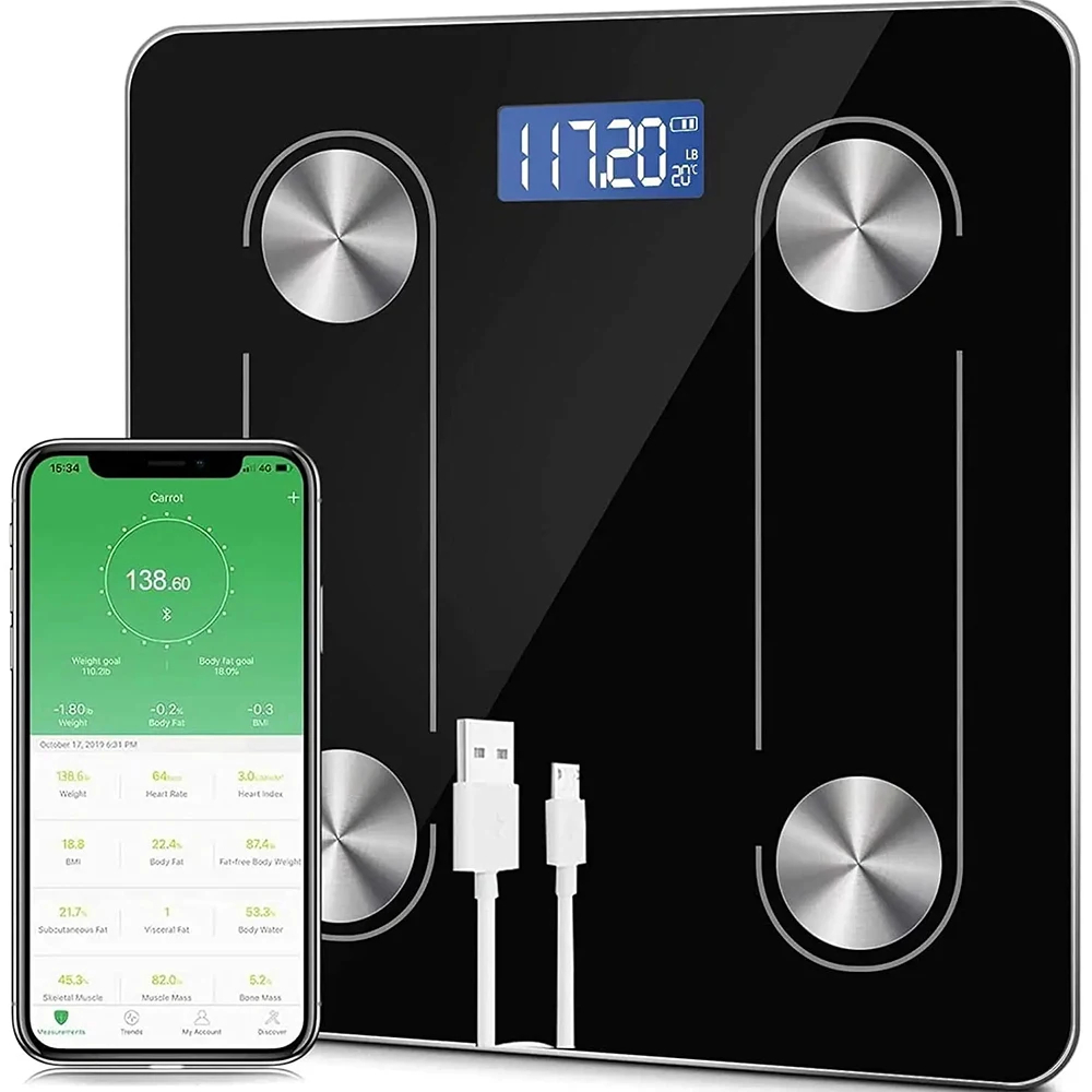 Skala rumah Bluetooth lemak tu - Home Bathroom Scales ulasan dan harga