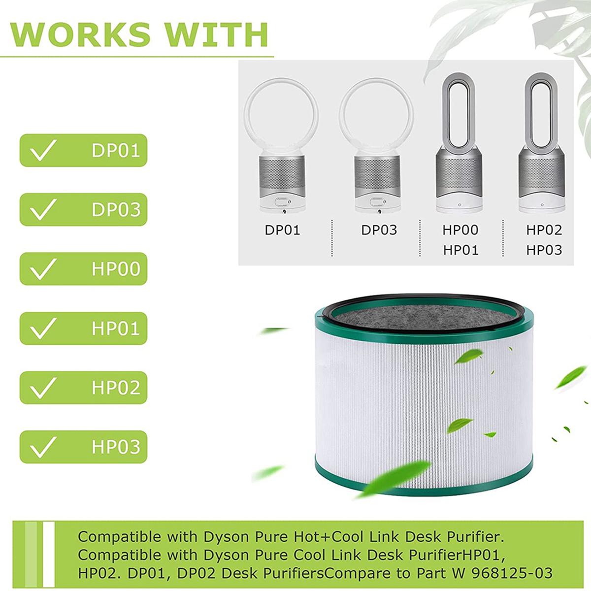 Filter Pengganti Baru untuk Dy - Dyson Fan Pure Cool ulasan dan harga