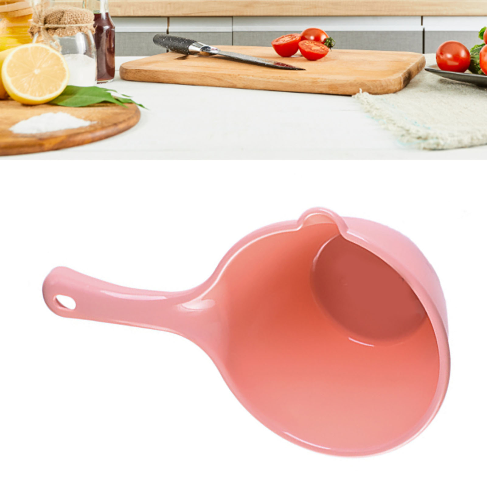 Sendok mandi plastik, pencedok - Home Bathroom Essentials ulasan dan harga