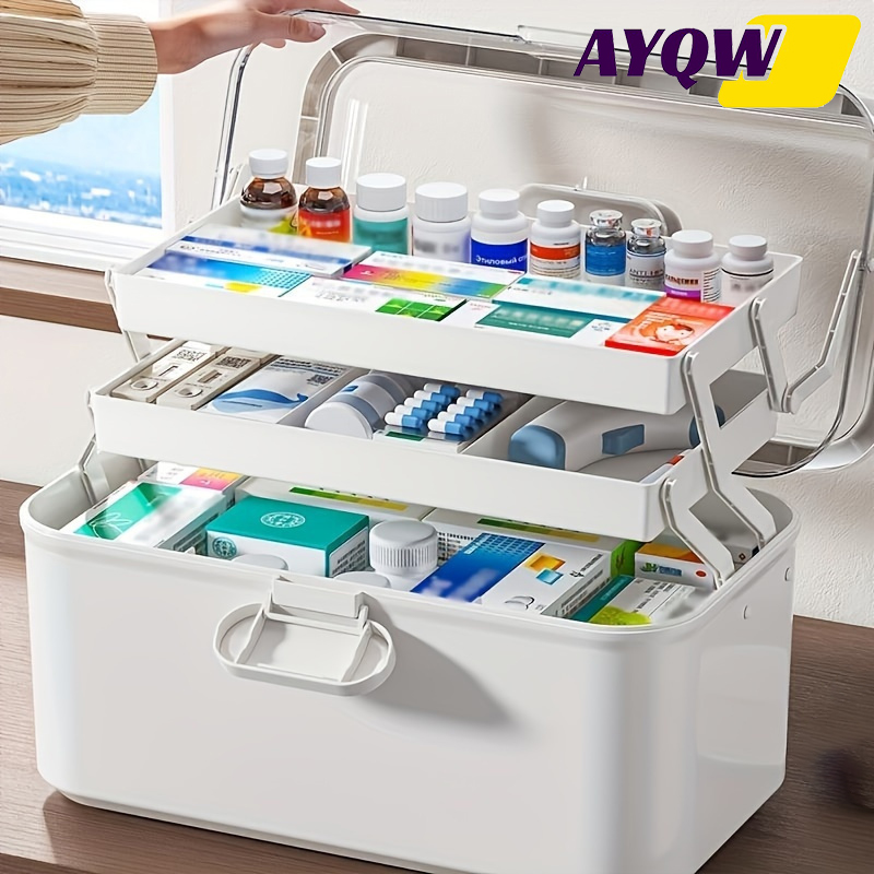 Kotak Penyimpanan Obat/Kotak D - Home Bathroom Supplies ulasan dan harga