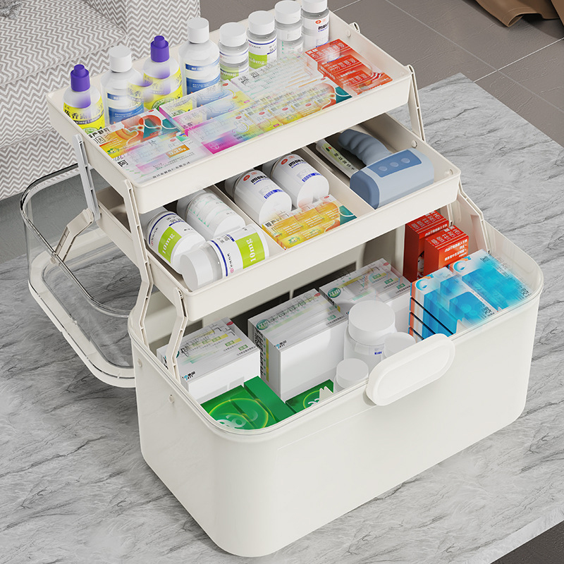 Kotak Penyimpanan Obat/Kotak D - Home Bathroom Supplies ulasan dan harga