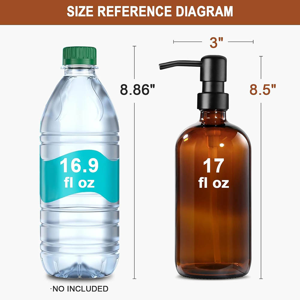 Dispenser Sabun Kaca Amber, 2  - Zara Home Bathroom Accessories ulasan dan harga