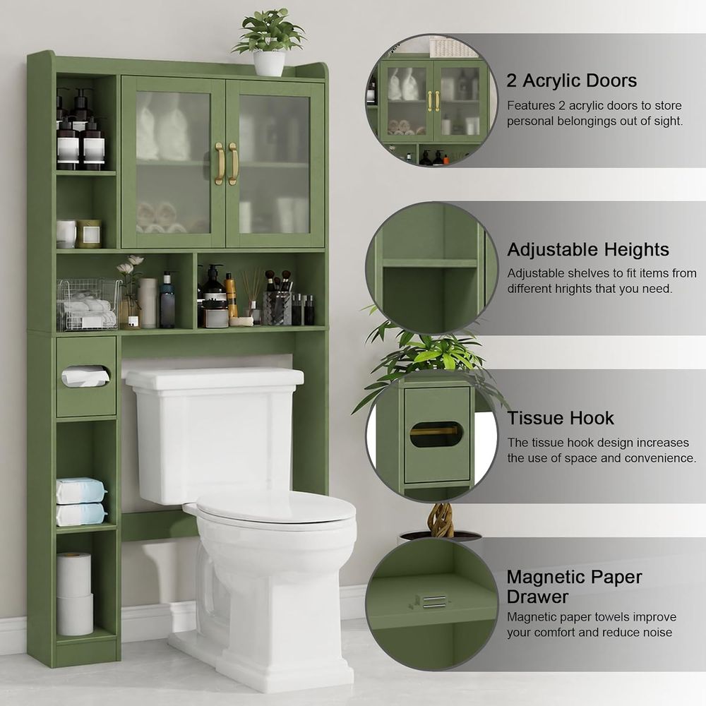 Lemari Penyimpanan Akrilik Hem - Home In Bathroom ulasan dan harga