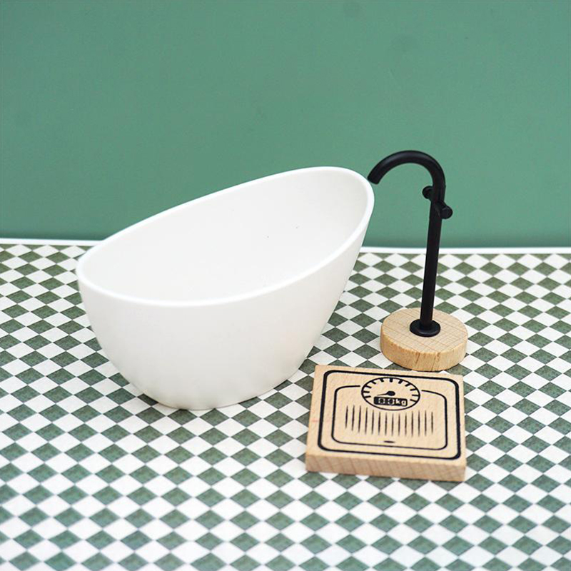 1:6/1:12 miniatur rumah boneka - Home Bathroom Supplies ulasan dan harga