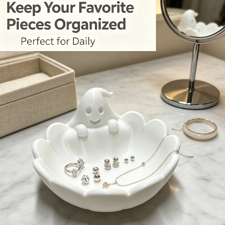 Nampan Perhiasan 3D Bentuk Han - Home Essentials Bathroom Organizer ulasan dan harga