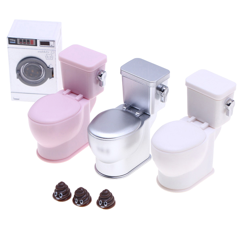 1Set 1:12 miniatur rumah bonek - Home Bathroom Supplies ulasan dan harga